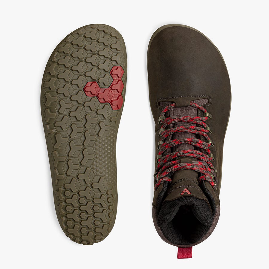 Brown Men's Vivobarefoot Tracker II Fg Running Shoes | Philippines 0002WNBY